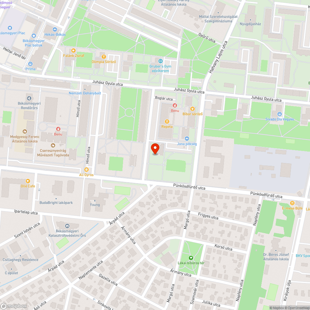 Hiányzó fa bejelentés helye