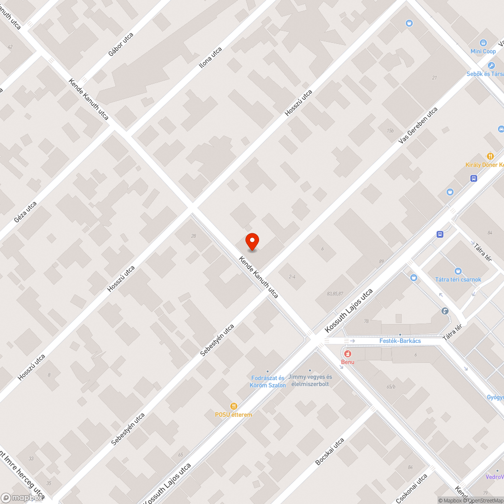 Szemét bejelentés helye