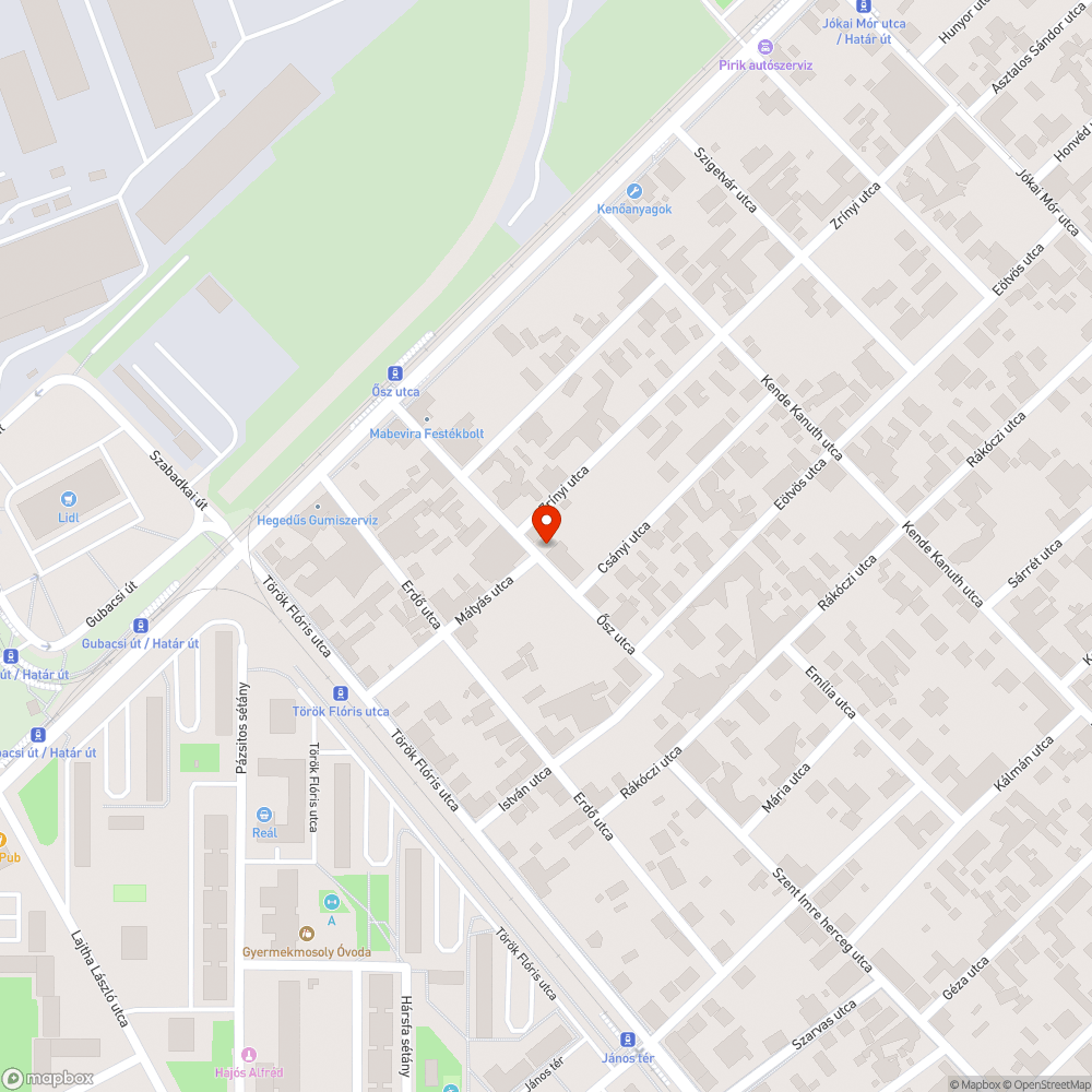 Szemét bejelentés helye