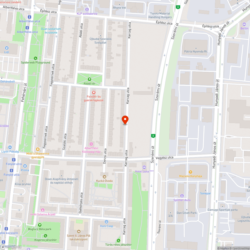 Közvilágítás bejelentés helye