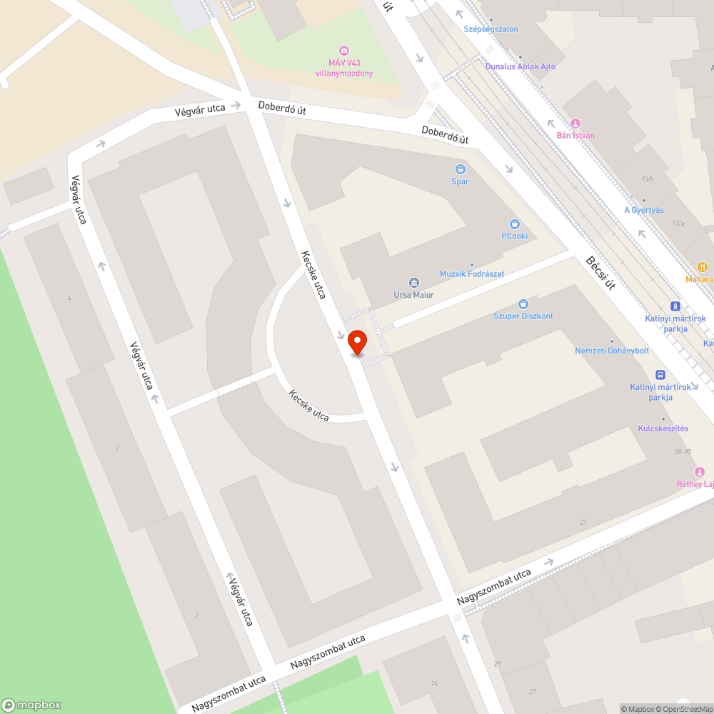 Kecske utca járda botlásveszély bejelentés helye