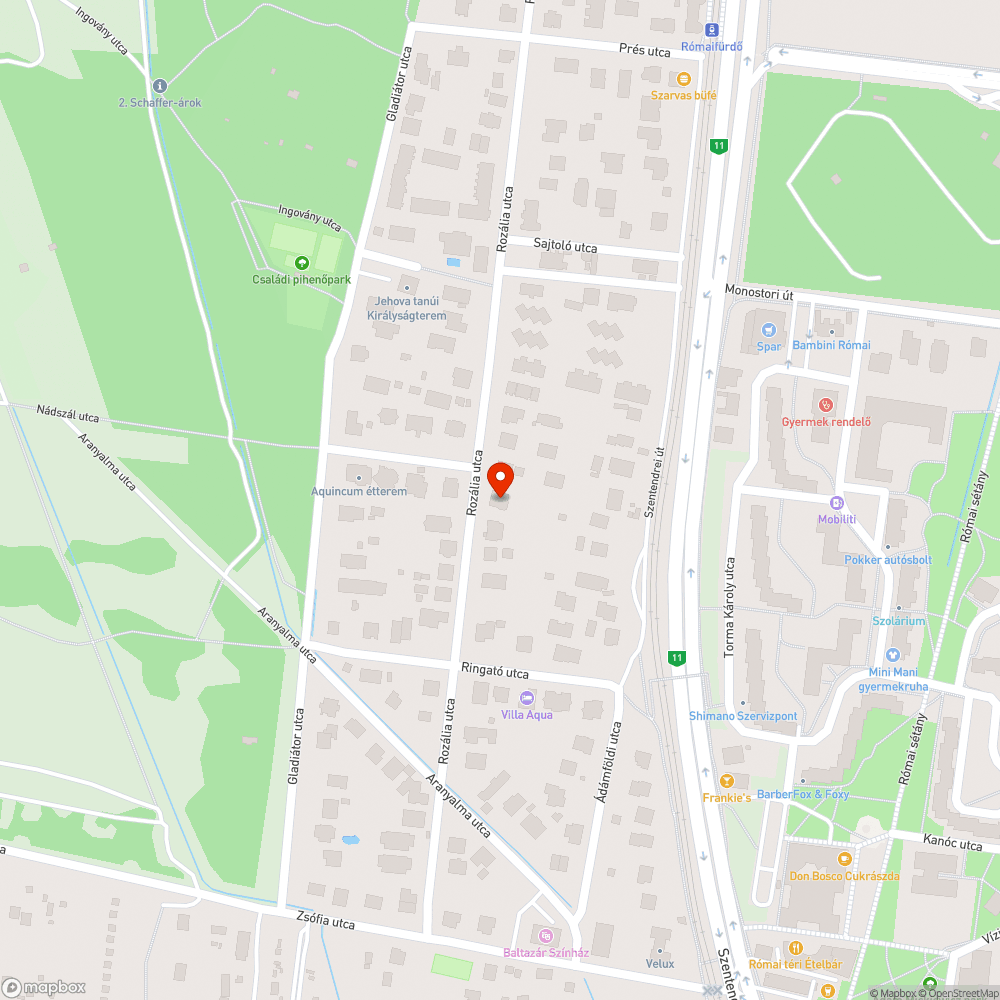 Kátyú bejelentés helye