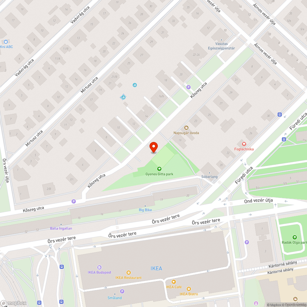 Szabálytalan parkolás bejelentés helye