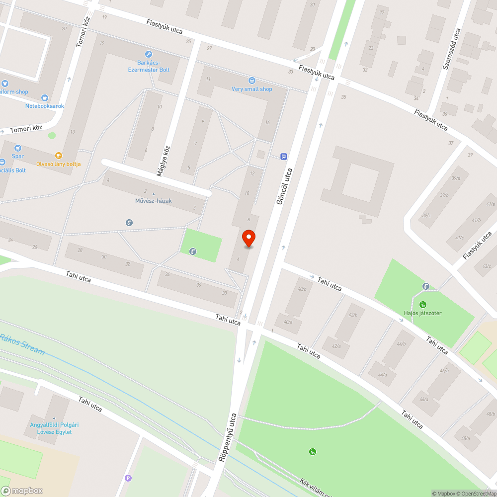 Csőtörés bejelentés helye