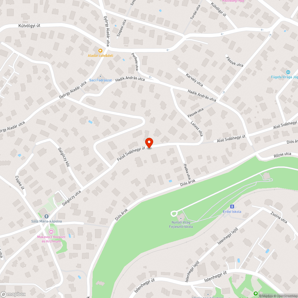 Parkolás a 128-as busz vonalán bejelentés helye