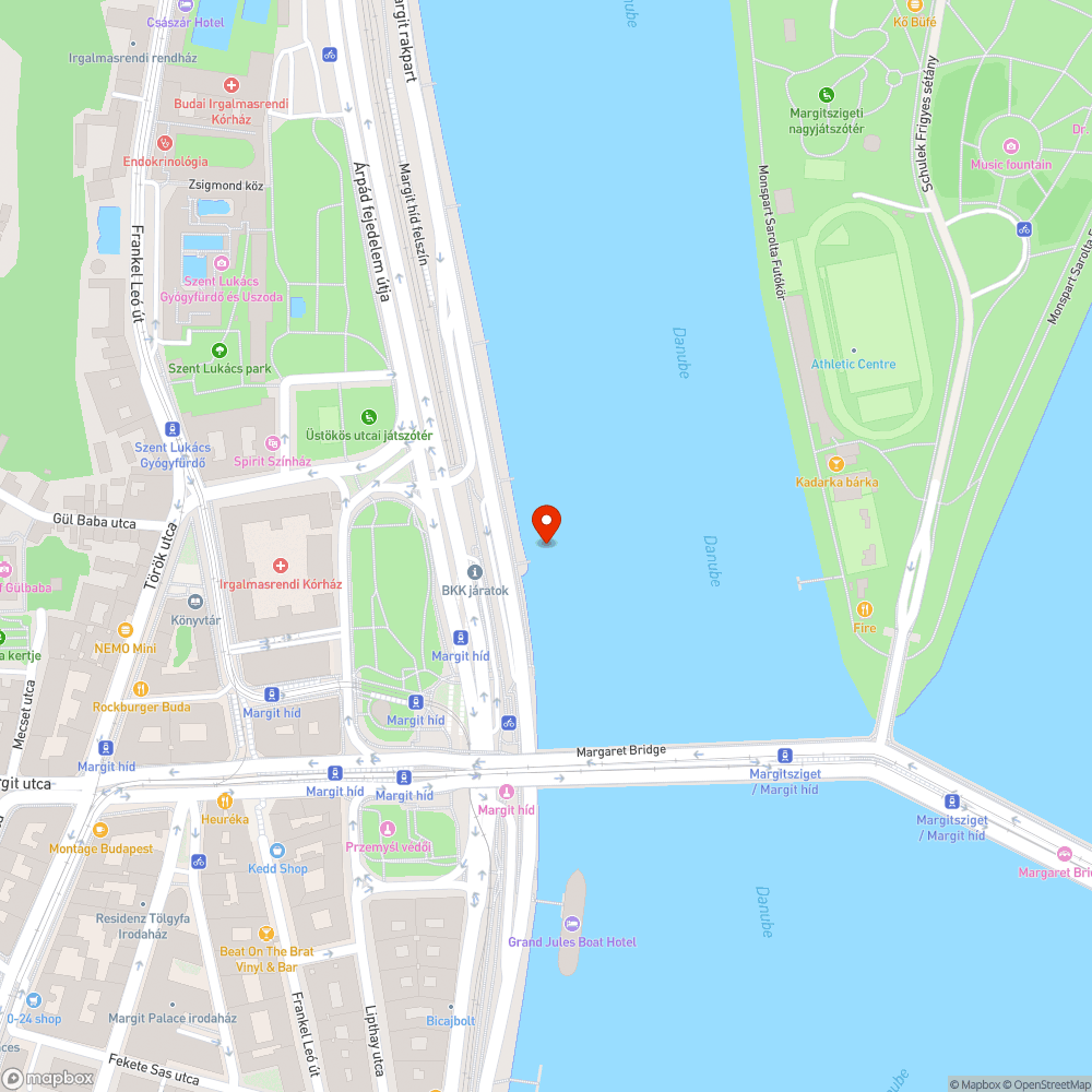 Uszadékfák a dunai kikötőknél bejelentés helye