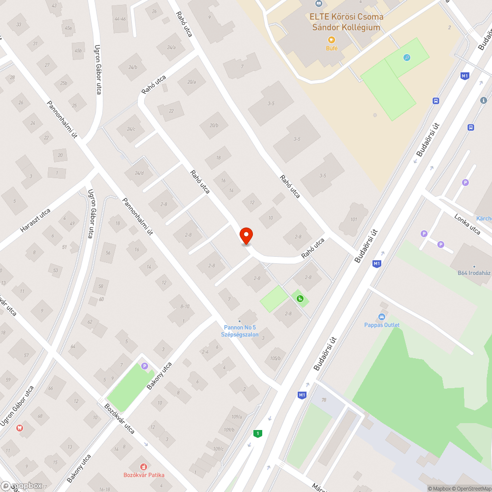 Fehér Maruti Rahó utca bejelentés helye