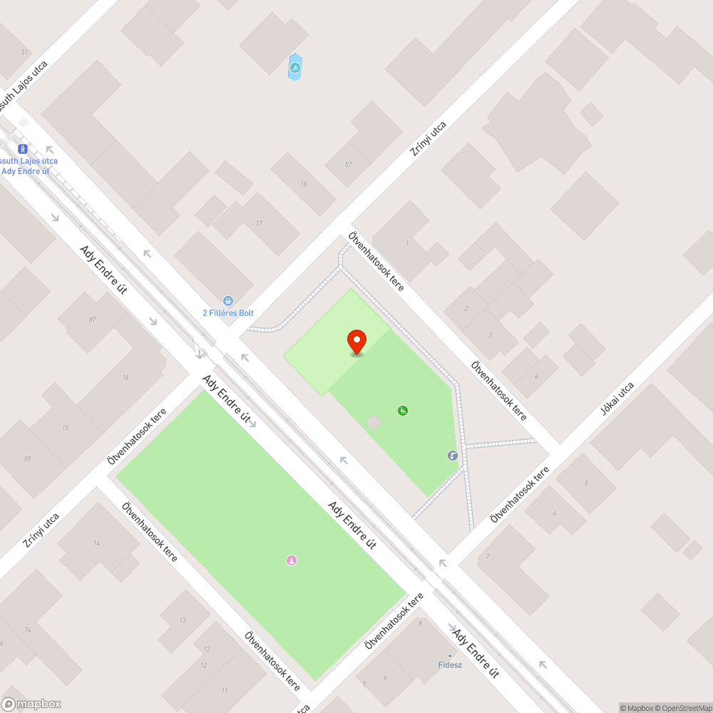 Nem működő közvilágítás bejelentés helye