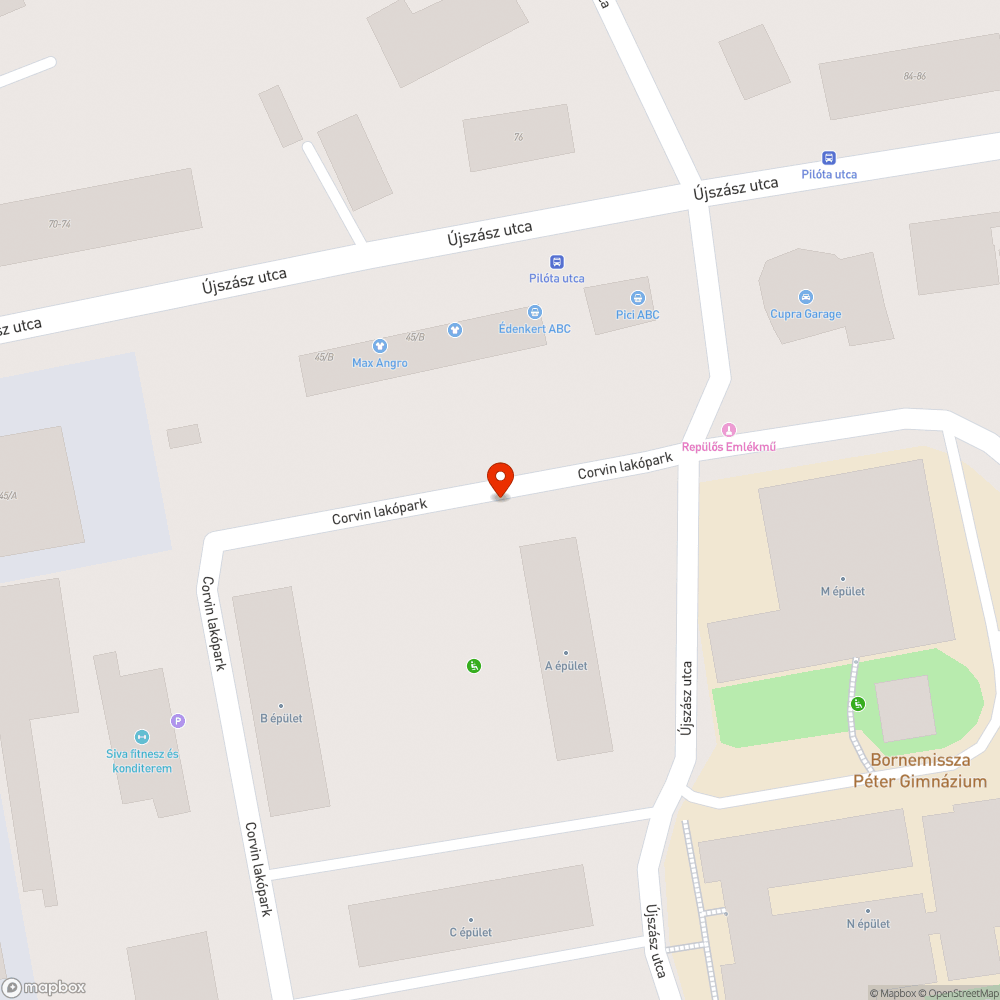 Nem záródó kapu bejelentés helye