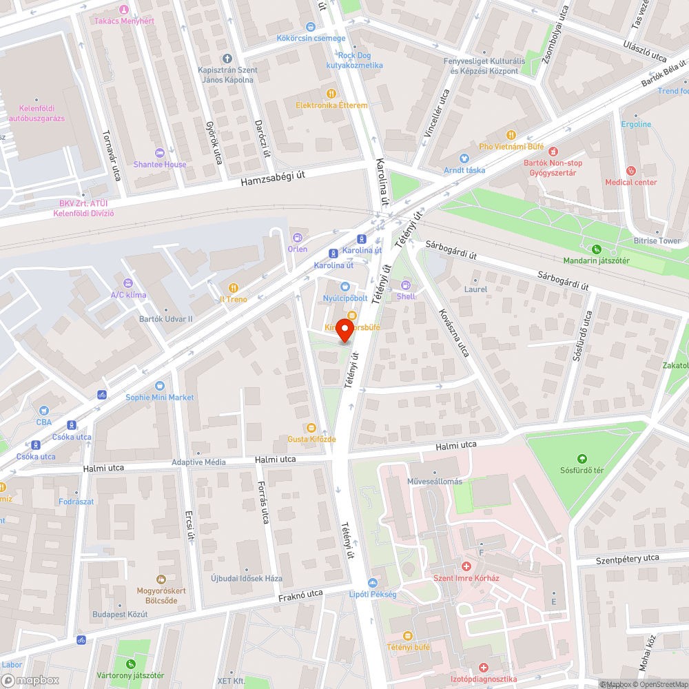 Leégett kuka bejelentés helye