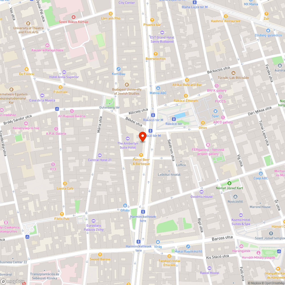 Kavicsokkal, aszfalt törmelékkel borított úttest bejelentés helye