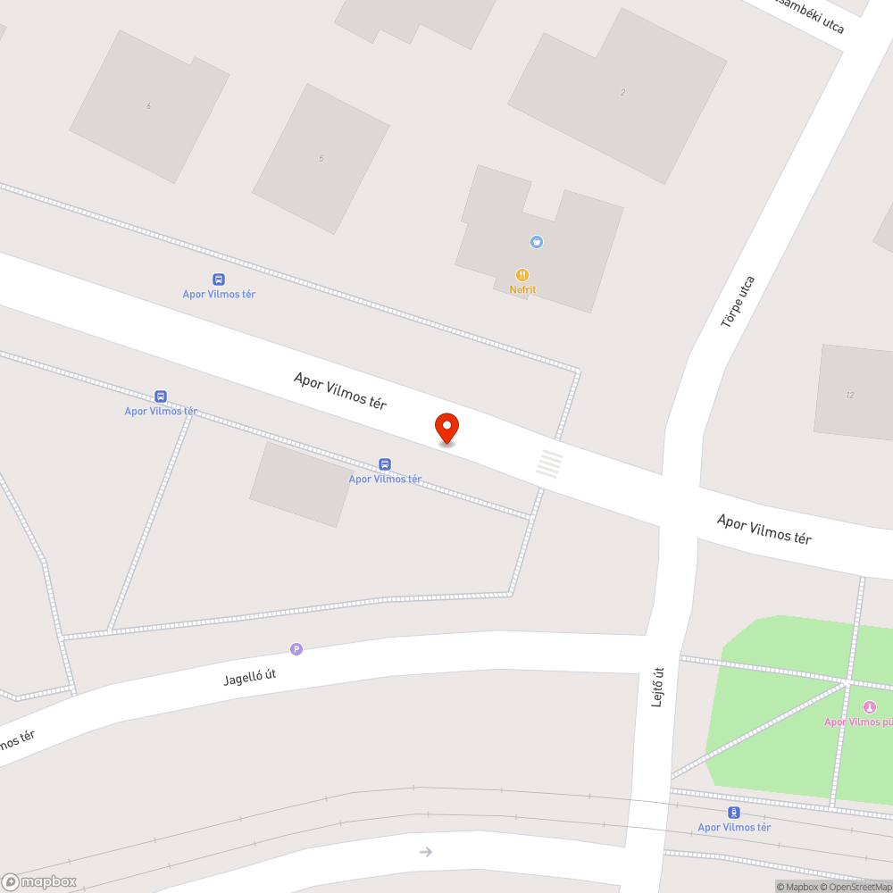 Kátyú bejelentés helye