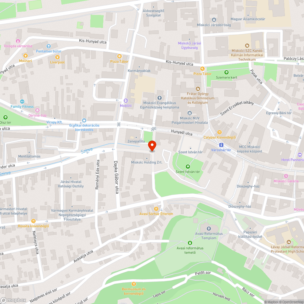 Tűzcsap csepeg bejelentés helye