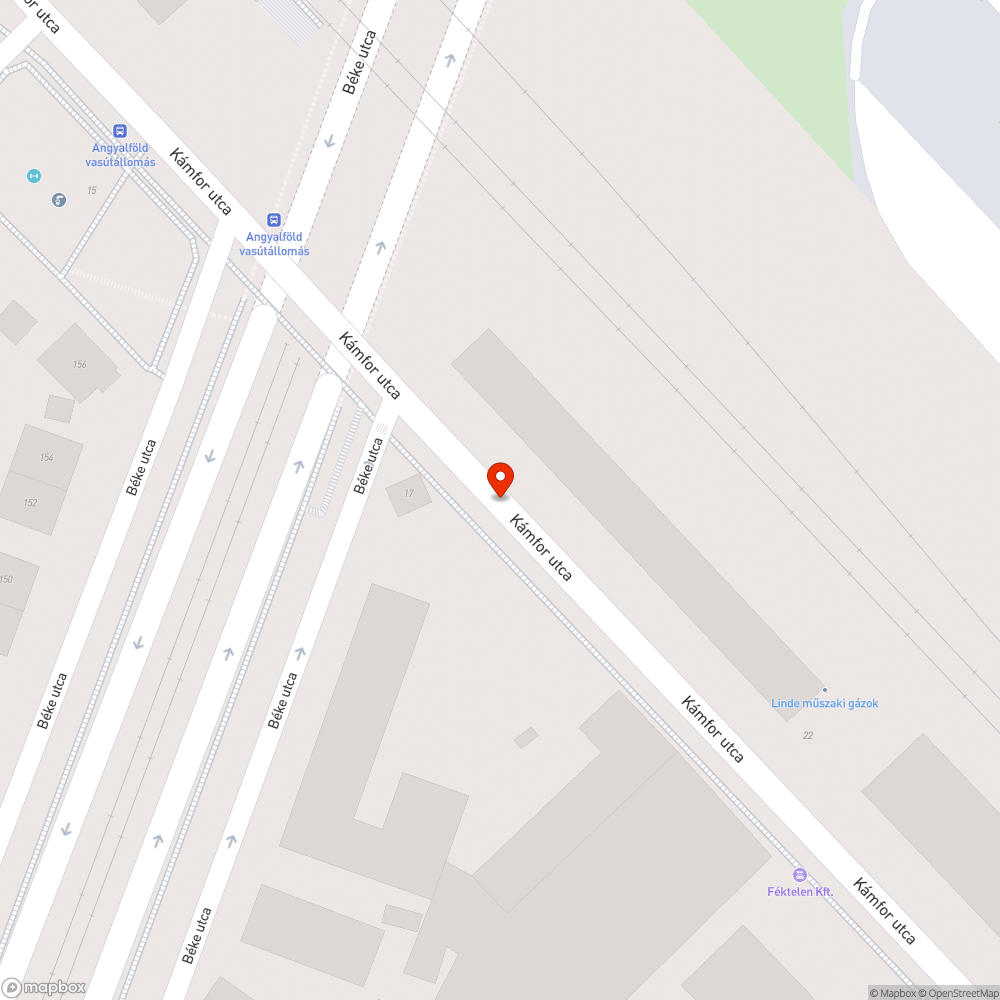 Kámfor utca aszfaltozása bejelentés helye