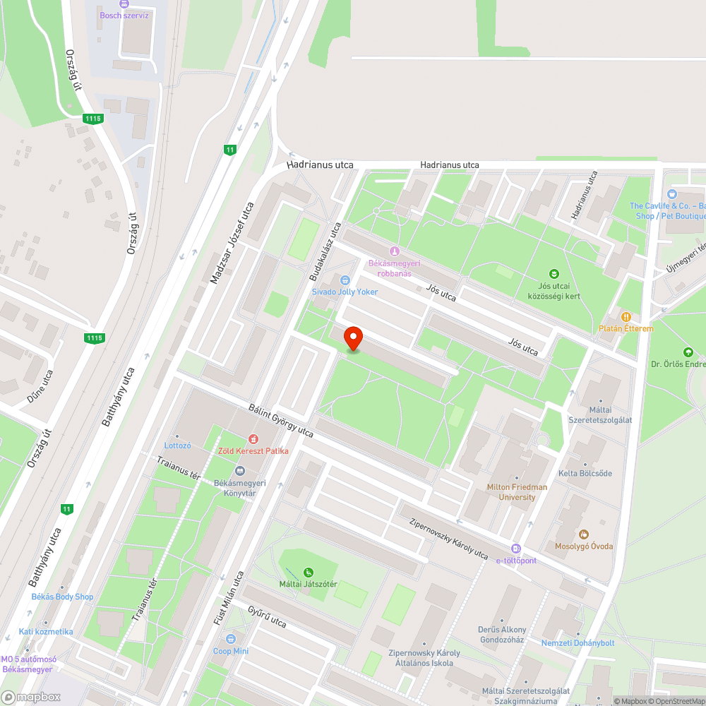 Kiégett lámpa bejelentés helye