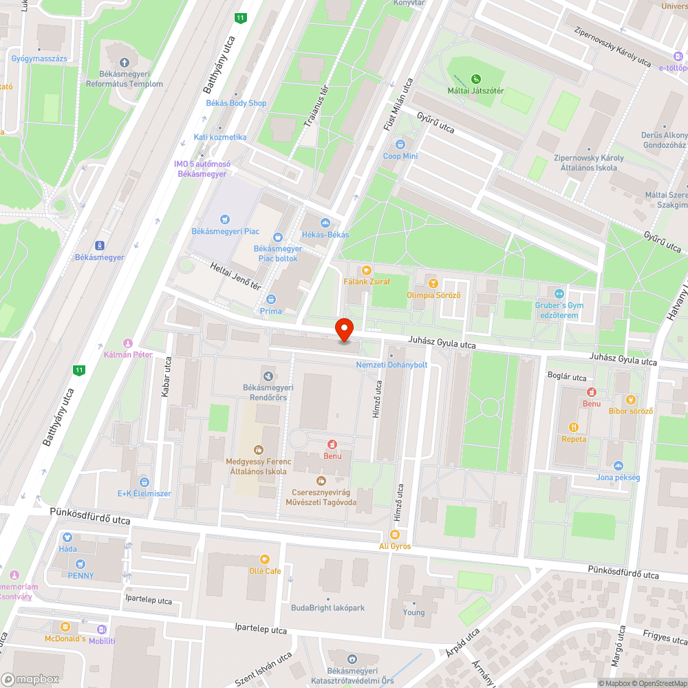 Nincsen közvilágítás a környéken bejelentés helye