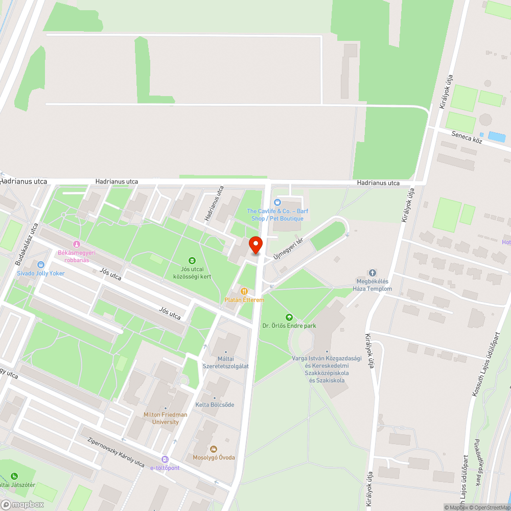 Zöldterület helyreállítása bejelentés helye