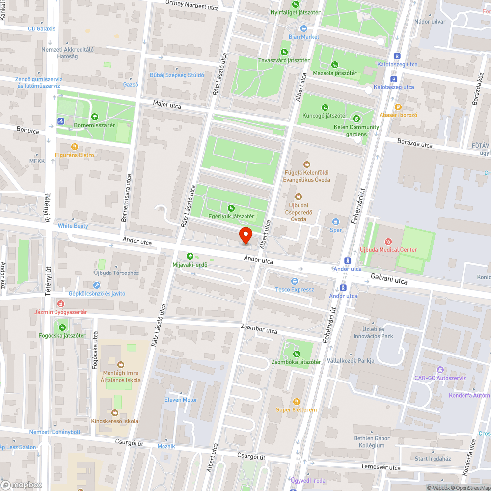 Elhagyott Alfa bejelentés helye