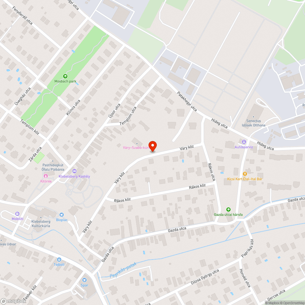 Váry közi aszfalt használhatatlan állapotba került bejelentés helye