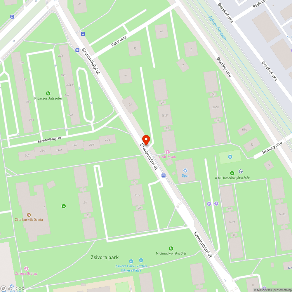 Kavicsos úttest bejelentés helye