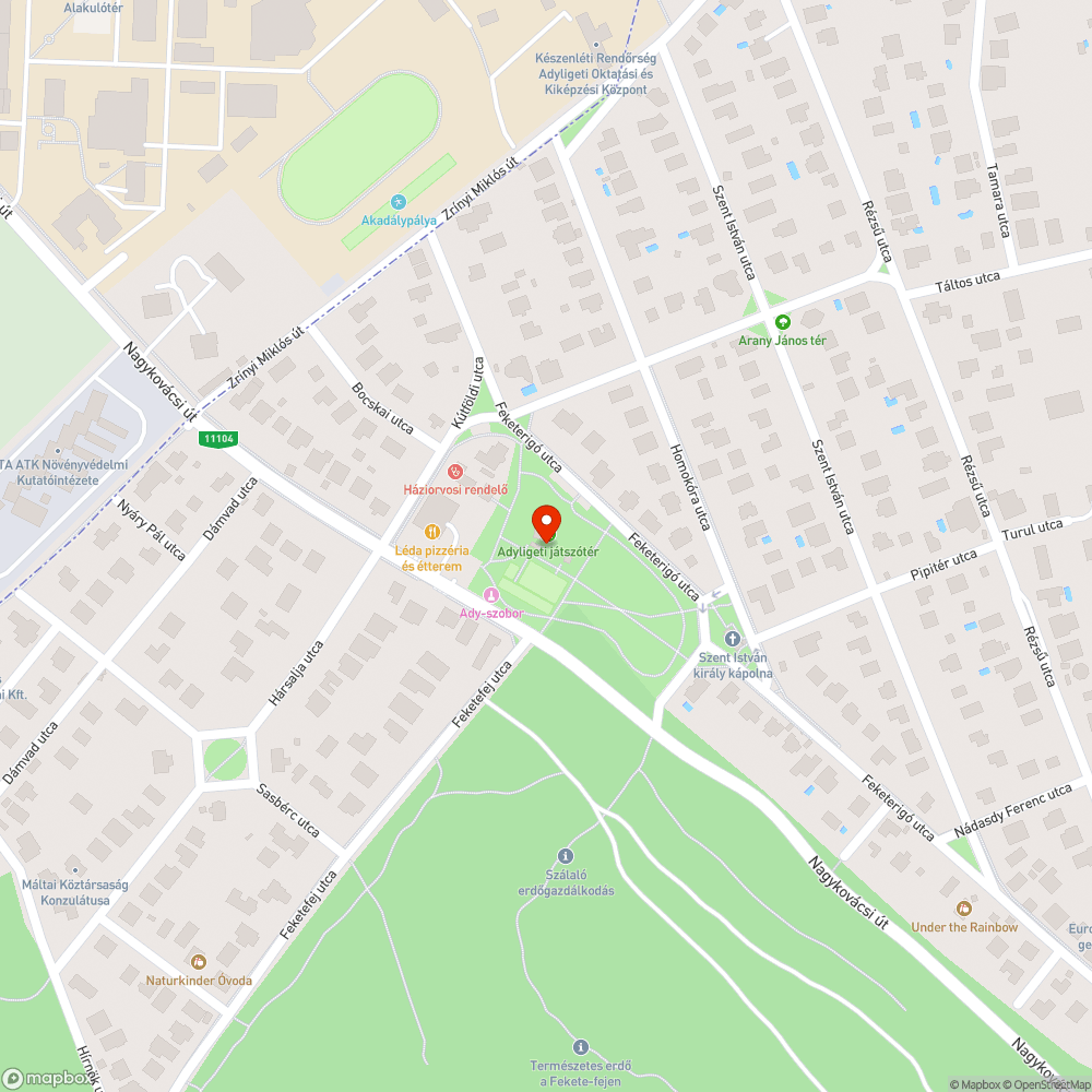 Játszótéri borítás hiba bejelentés helye