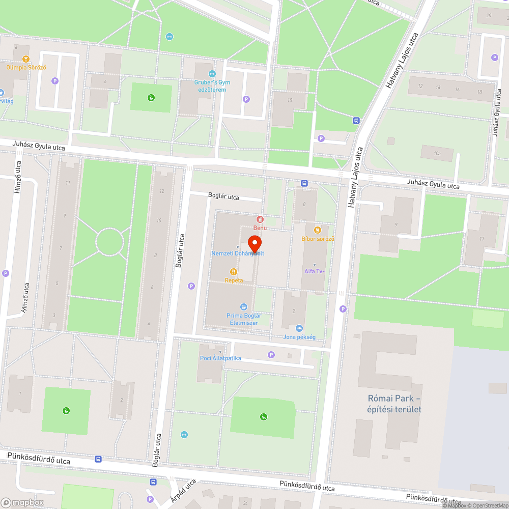 1 db neon kiégett bejelentés helye