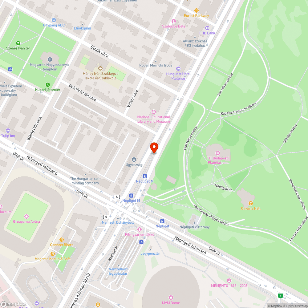 Megsüllyedt csatornafedél bejelentés helye