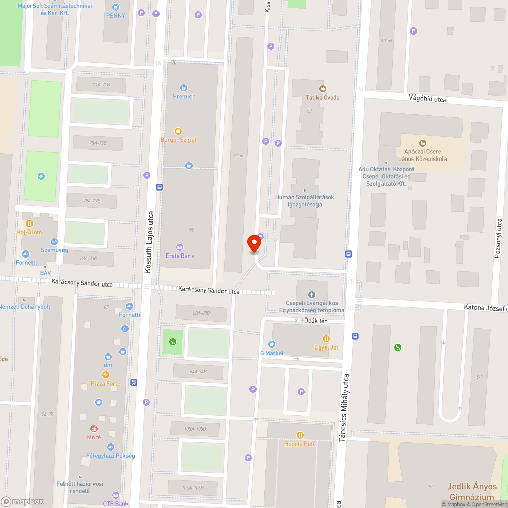 Megsüppedt út 2026.03.07. bejelentés helye