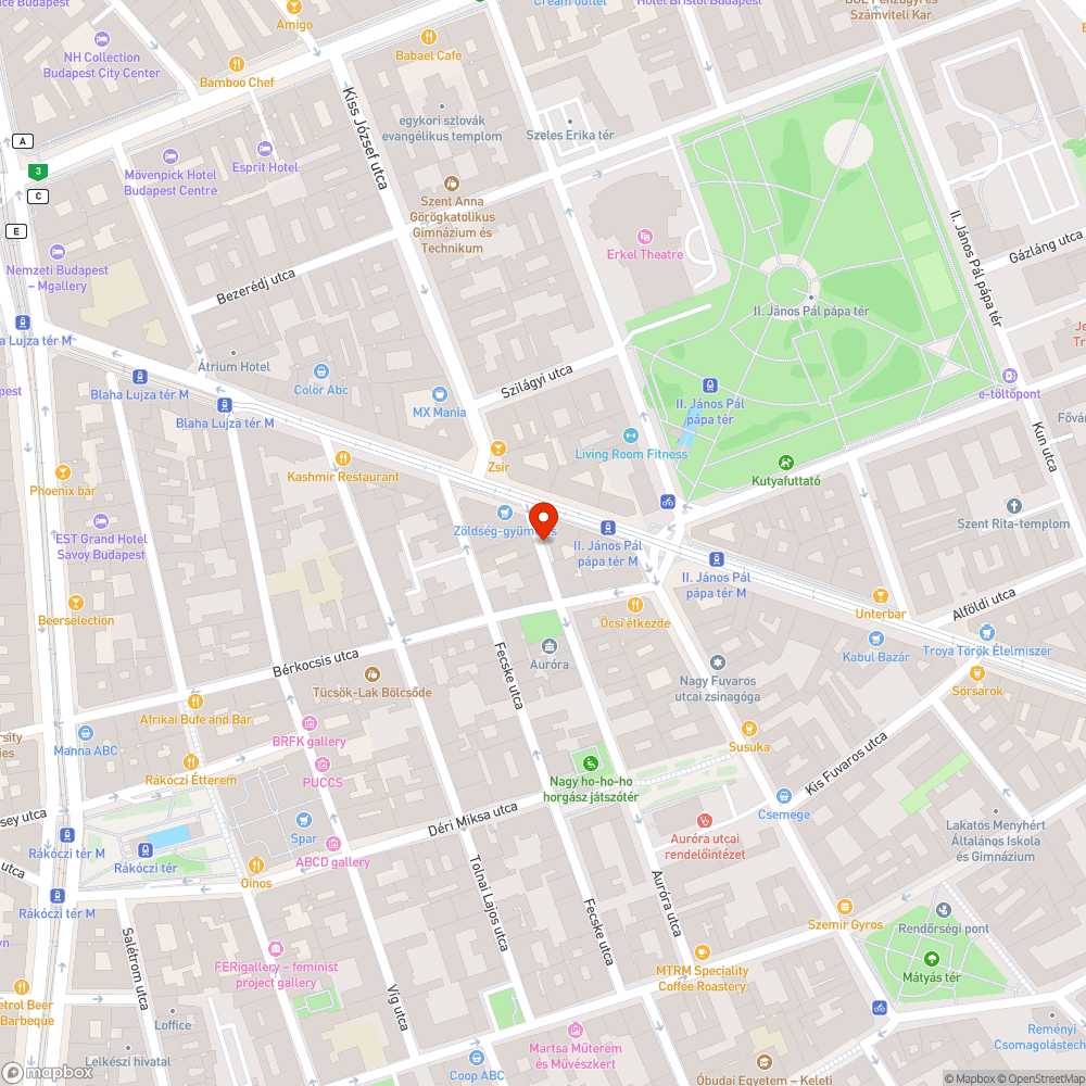 Halott galamb bejelentés helye