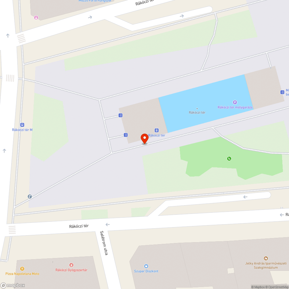 Hiányzó térkő bejelentés helye