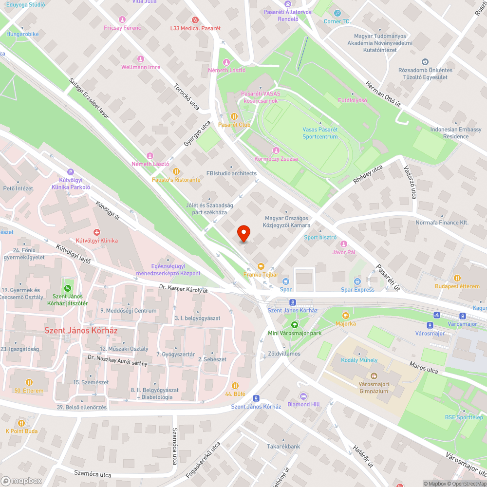 Takarítatlan szervizút bejelentés helye