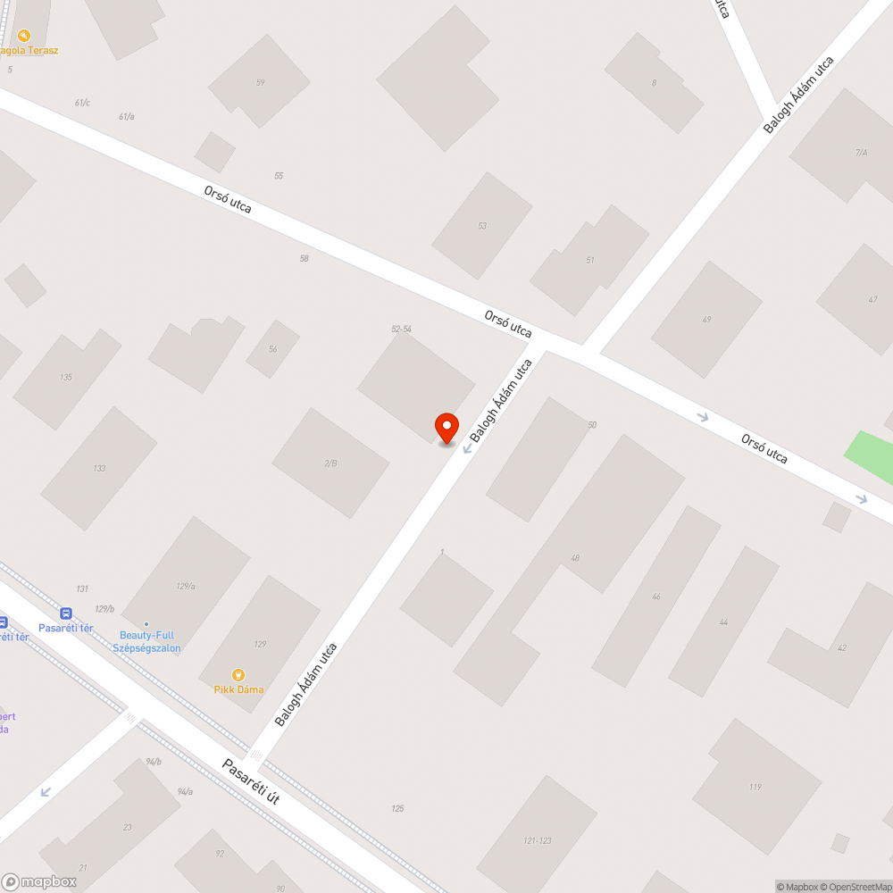 Megsüllyedt út bejelentés helye