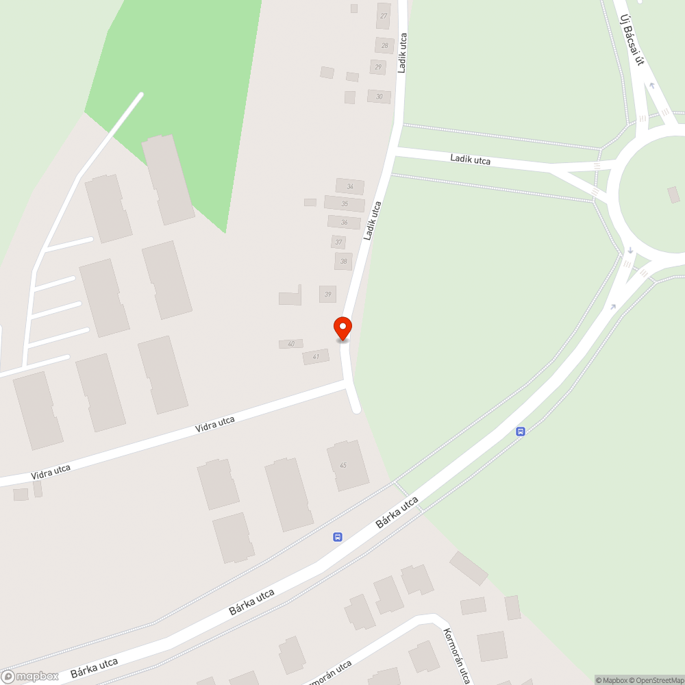 Kátyús és sártenger a ladik utcában bejelentés helye