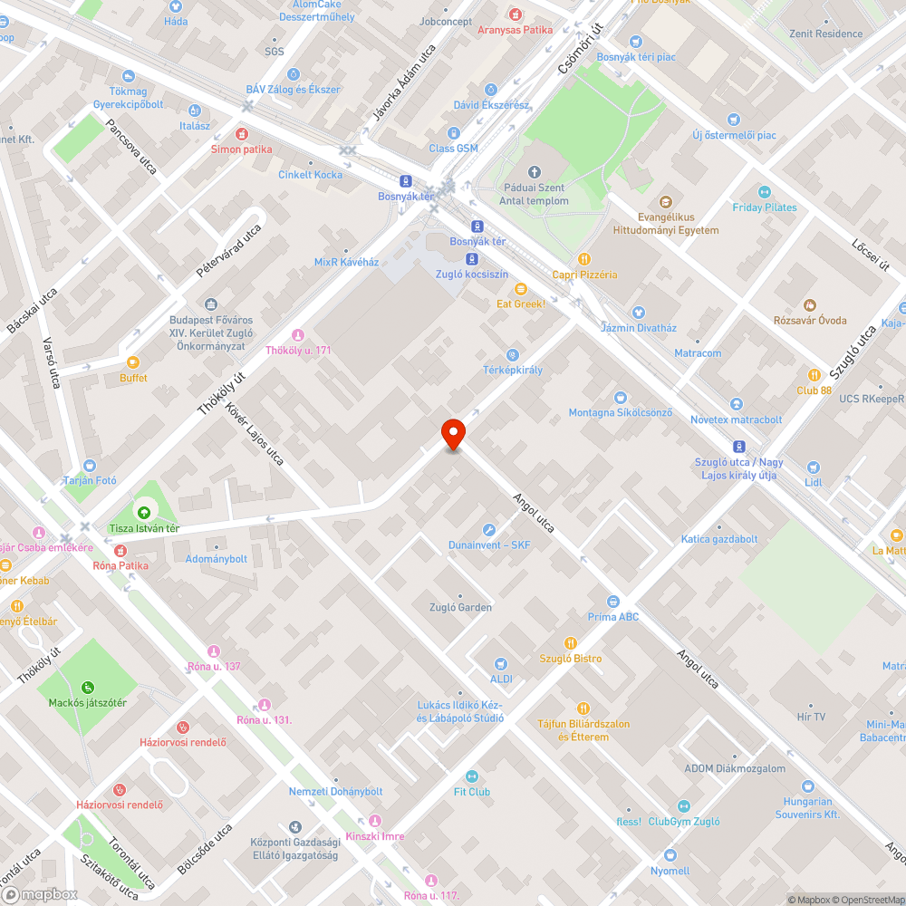 Görbe tábla bejelentés helye