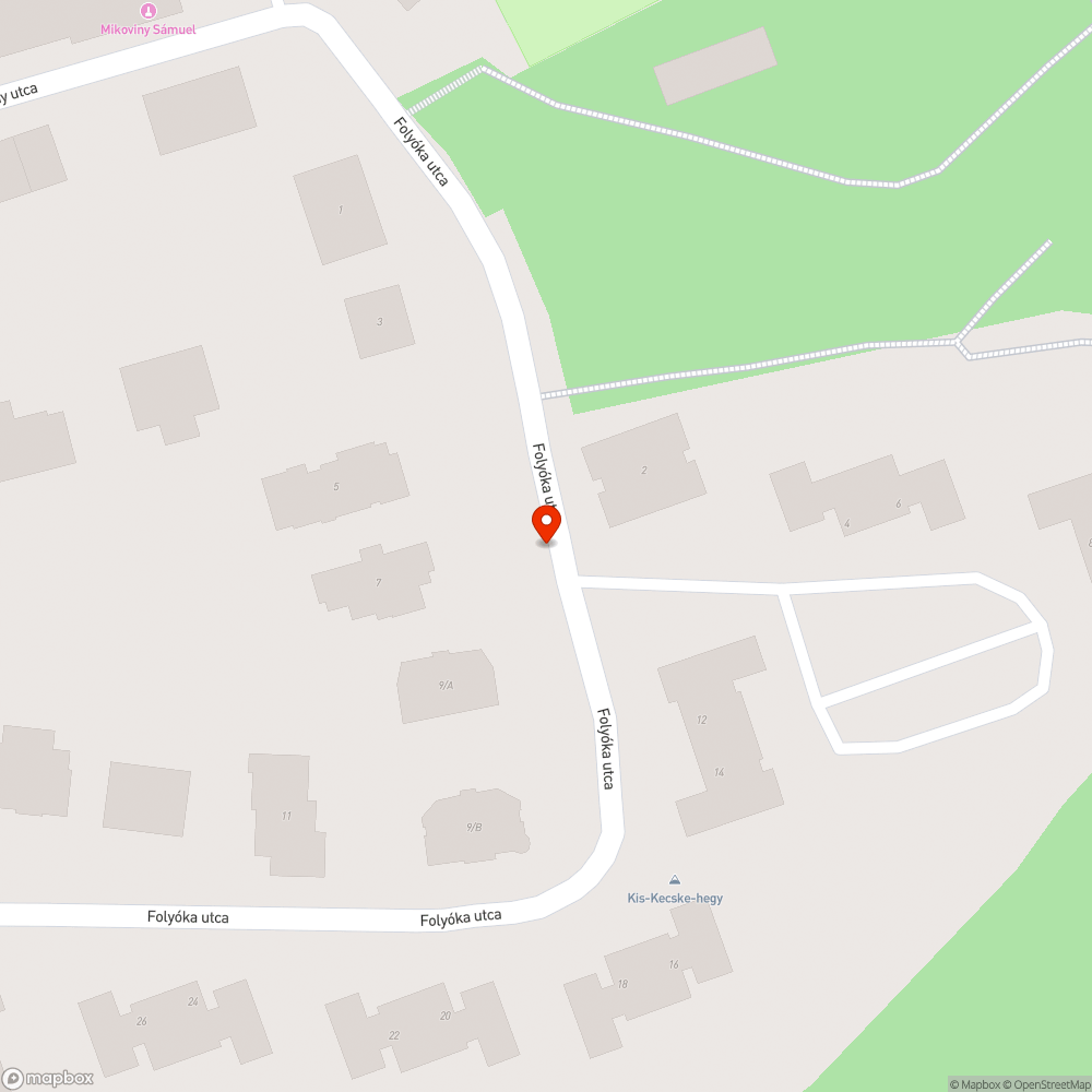 Elhagyott autó bejelentés helye