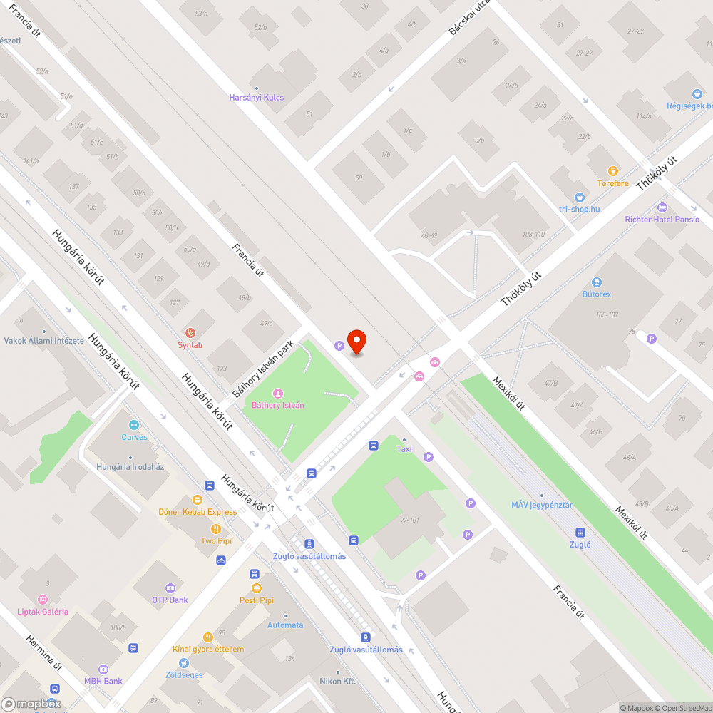 Közterületen tárolt autóroncs bejelentés helye