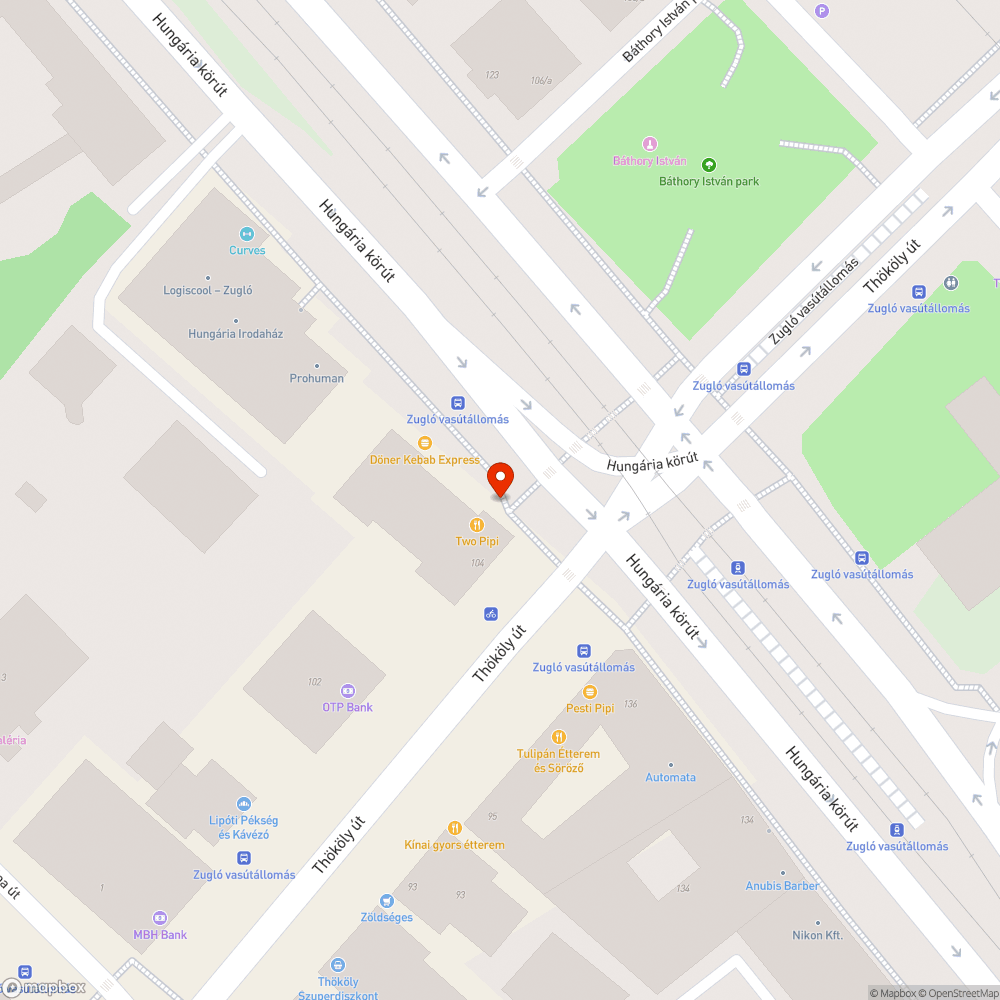 Rongált, piszkos bódé bejelentés helye