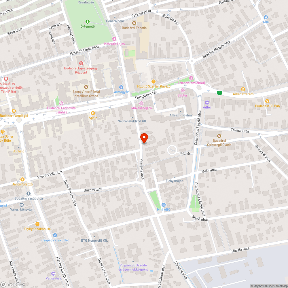 Katyu - Budaors, Stefania utca bejelentés helye