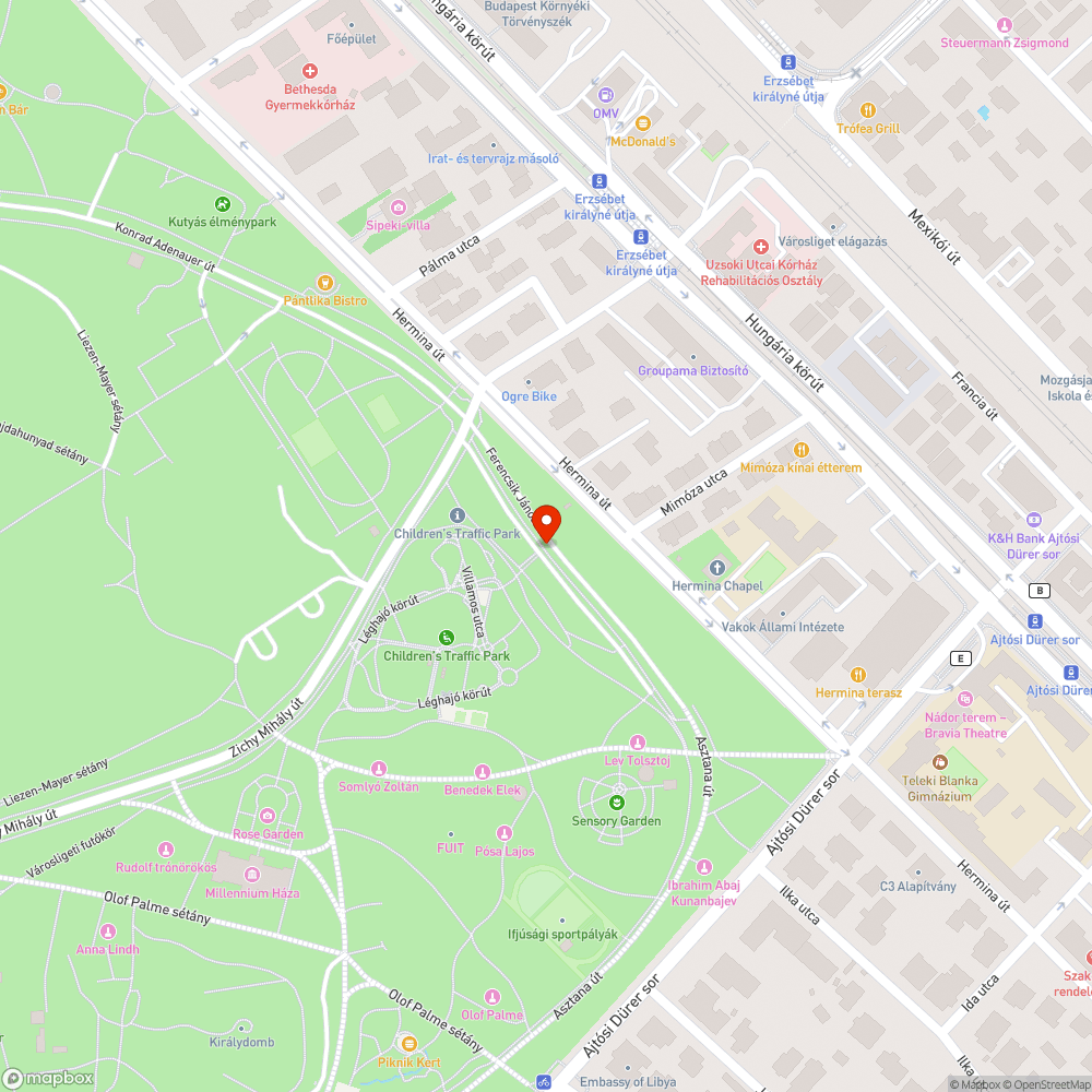 Kresz park felfestés bejelentés helye