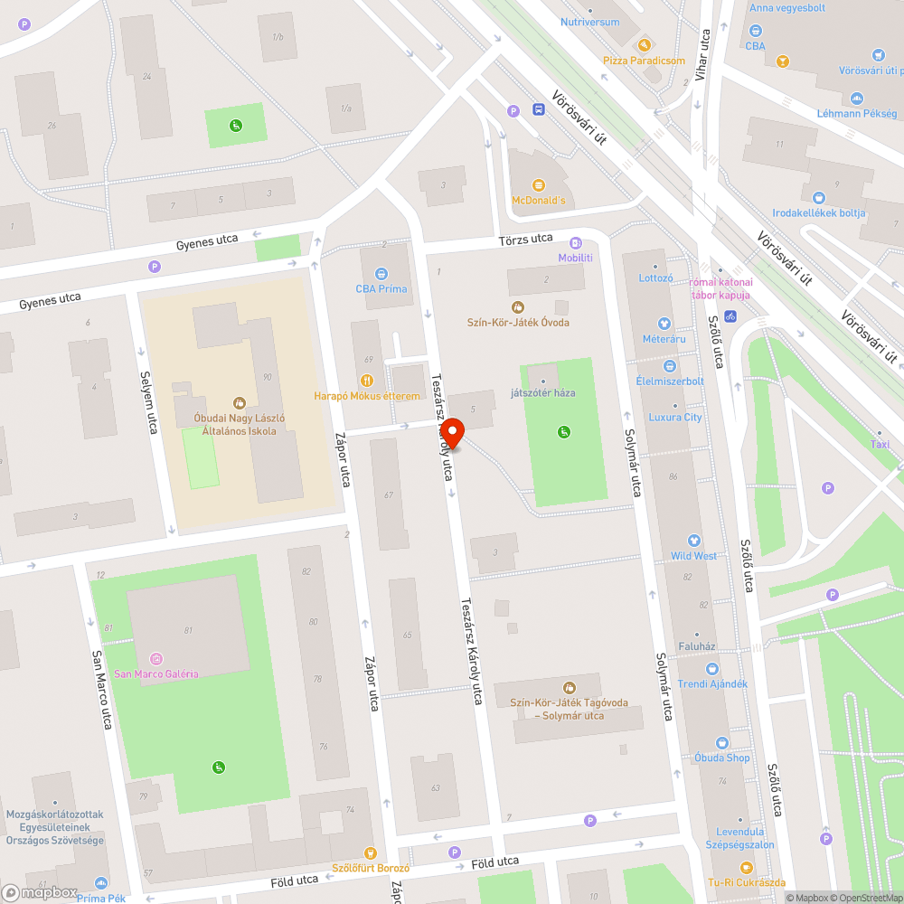 Folyamatosan tele szemetes bejelentés helye