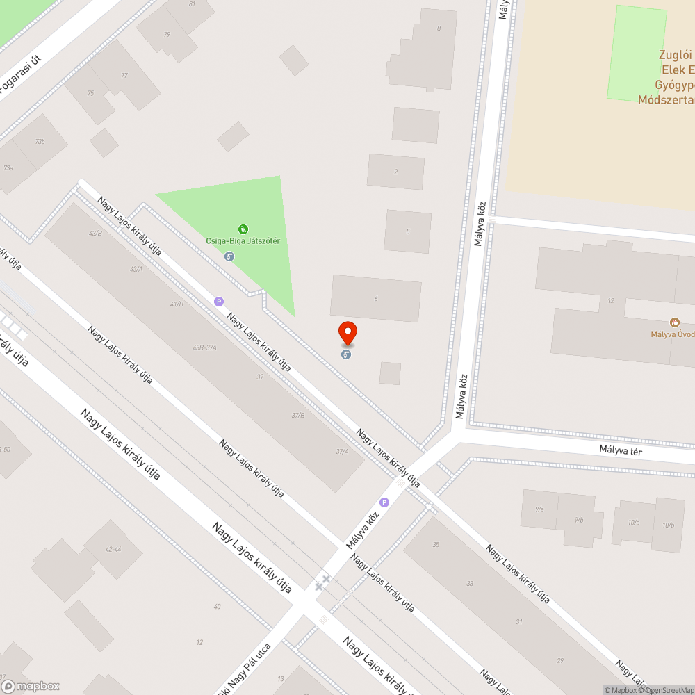 Eldugult csatorna bejelentés helye