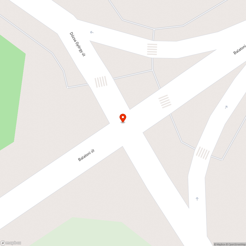 Kátyú bejelentés helye