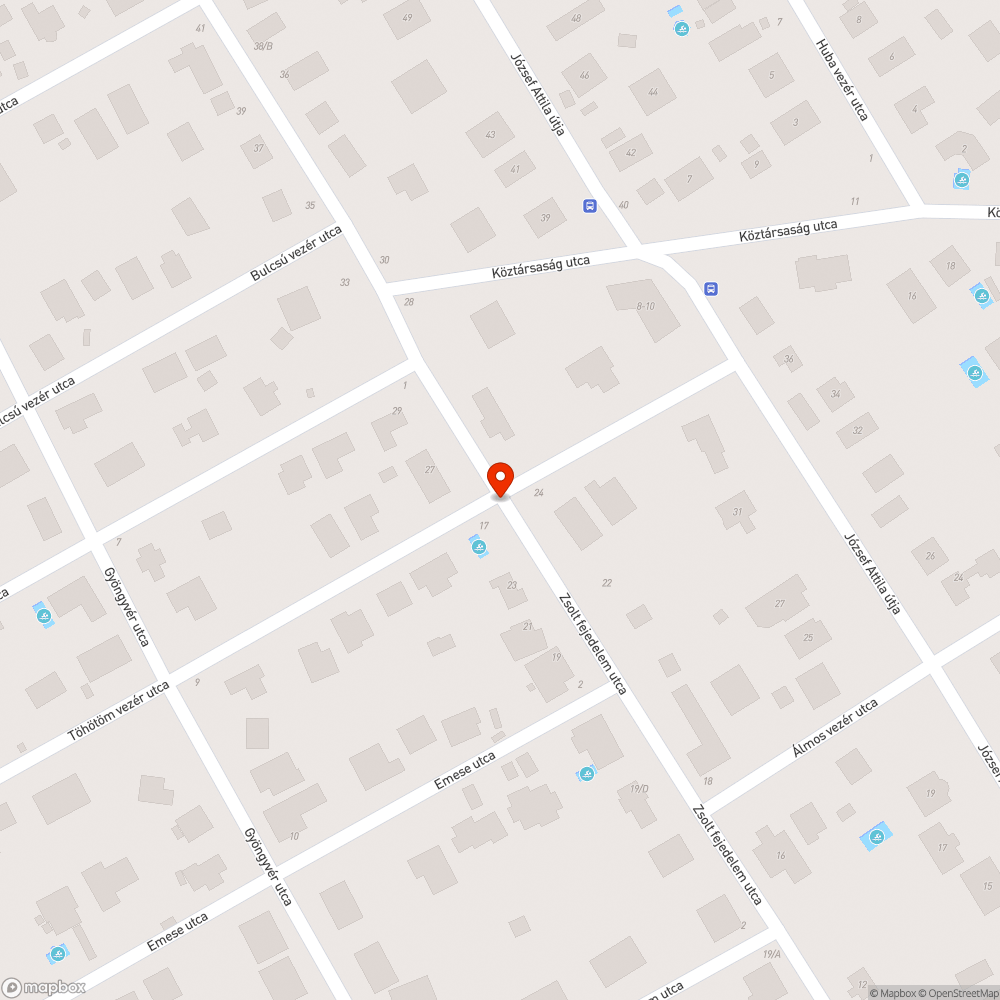 Sérült utcanévtábla bejelentés helye