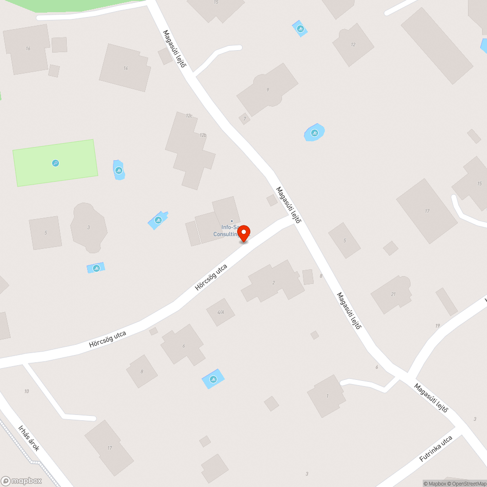 Új kátyú bejelentés helye