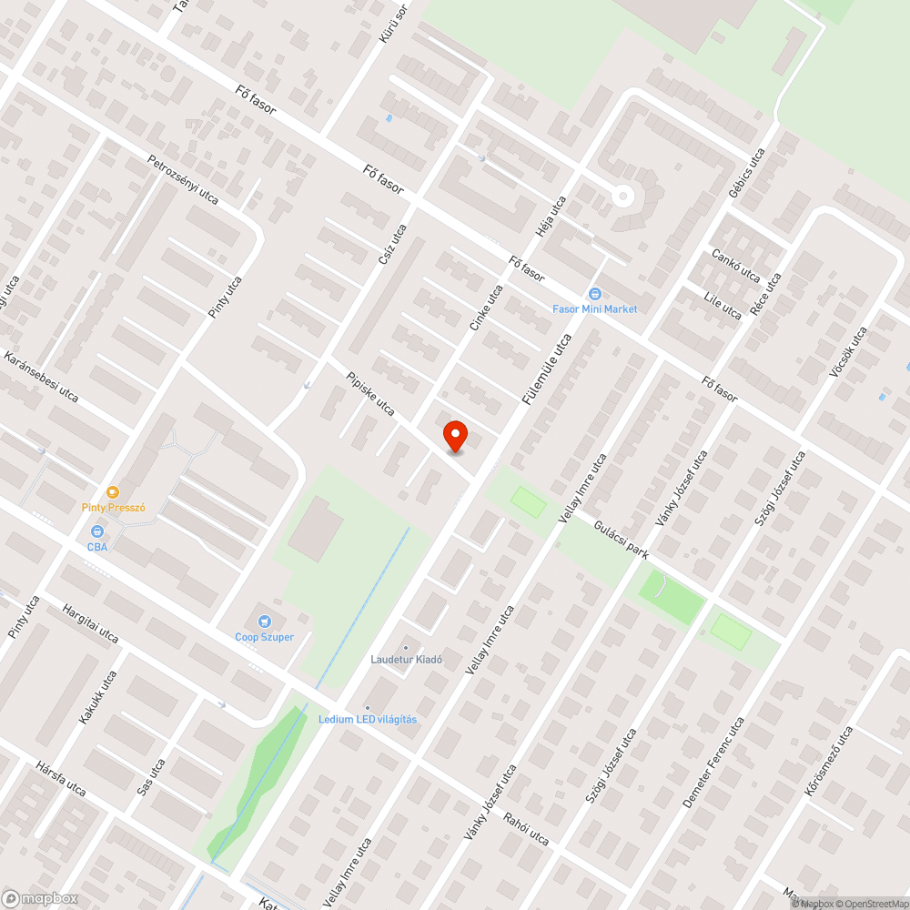 Úttestre belógó ágak bejelentés helye