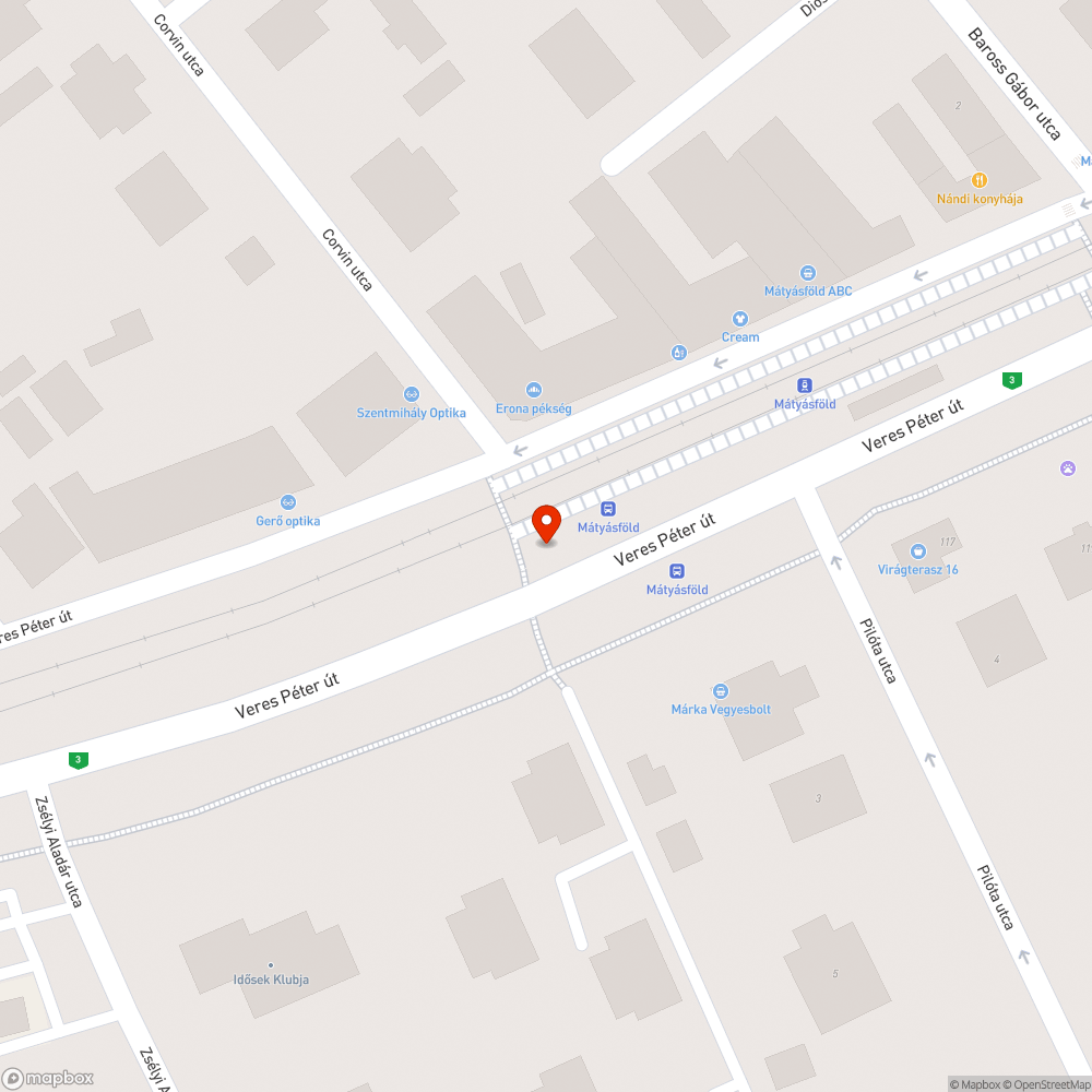 Sérült járda bejelentés helye