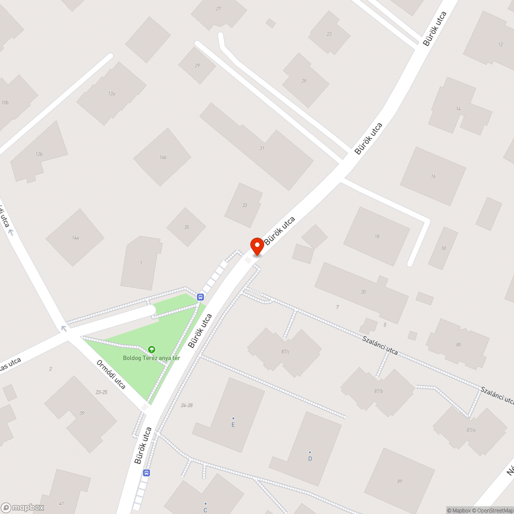 Kátyú bejelentés helye