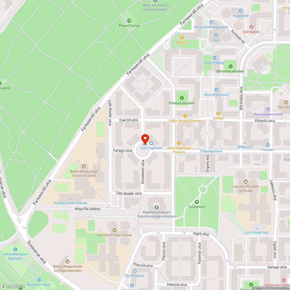 Lakó, pihenő övezetben parkoló teherautók bejelentés helye