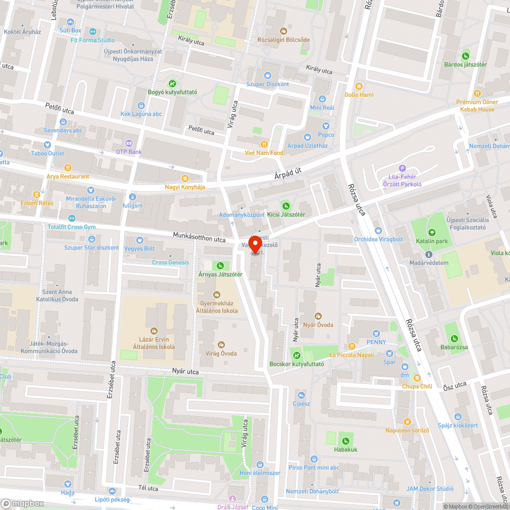 Elhagyott, defektes autó bejelentés helye