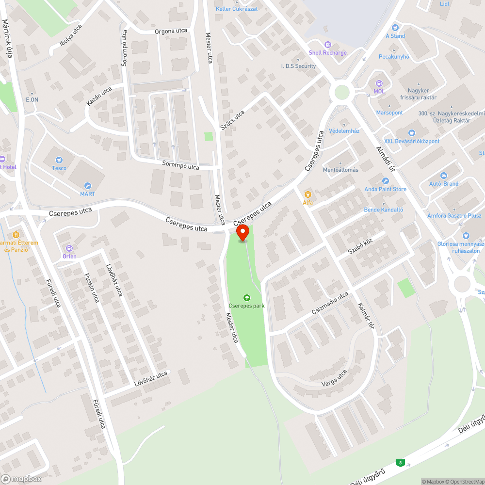 Kutyafuttató takarítás bejelentés helye